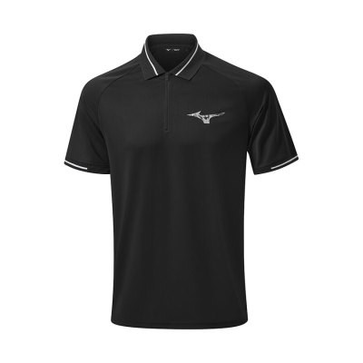 Camisa Polo Mizuno ACE Hombre Negros - Chile M276NJPKUS